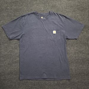 Carhartt Men's Navy Blue Pocket T-Shirt